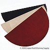 Canyon Hearth Rug - Black (72" x 36" Half Round)